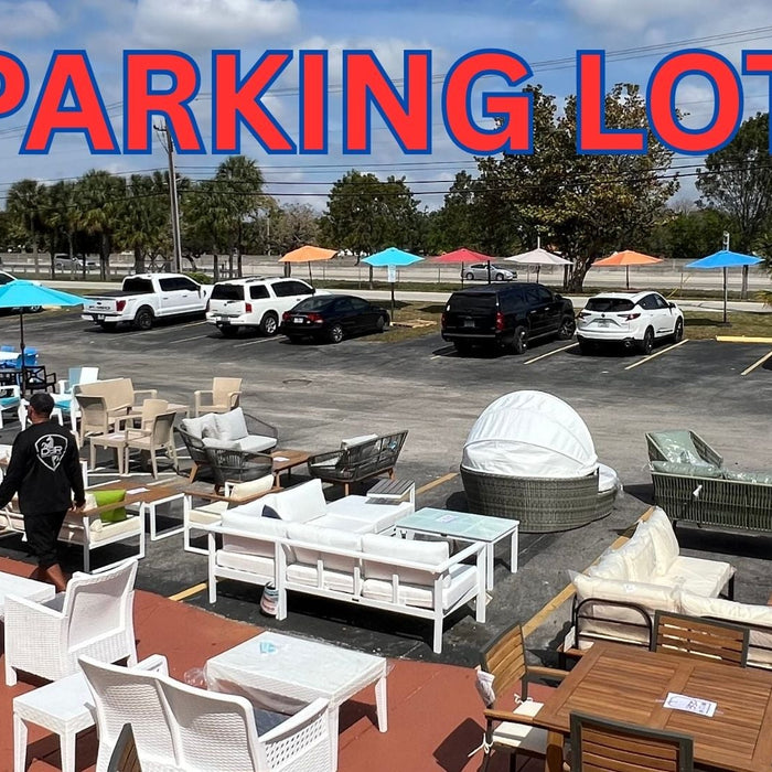 All Weather Patio’s  September 6 & 7 Parking Lot Sale Event ! Save Up to 80% on Outdoor Furniture