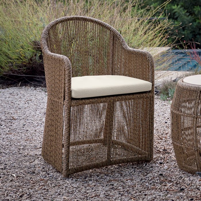 Calixto Dining Armchair with Sunbrella Cushion