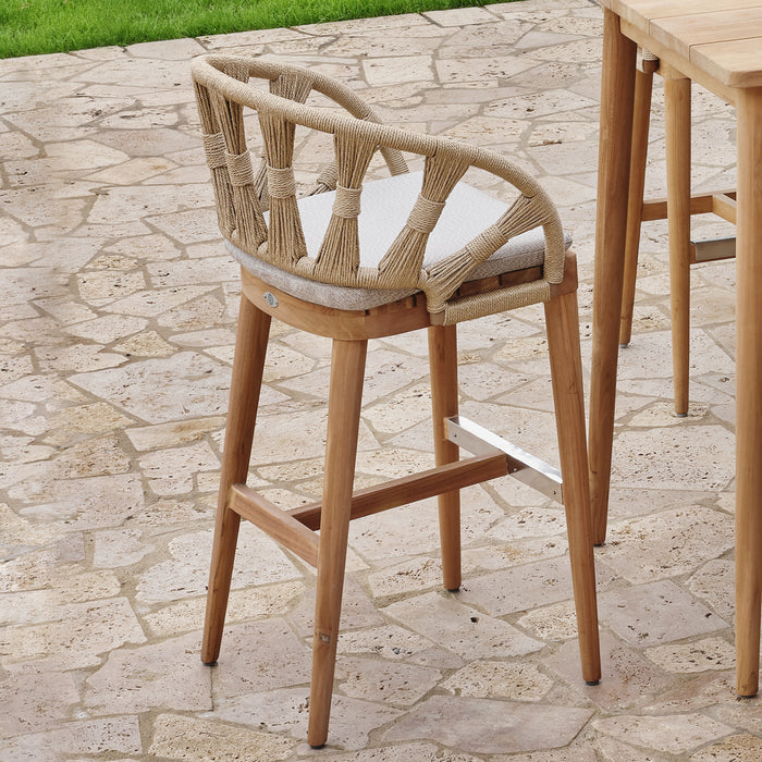 Krabi Barstool with Sunbrella Cushion