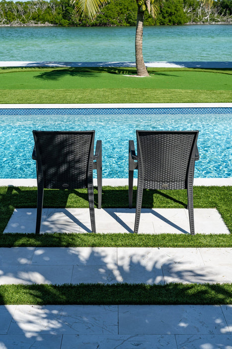 Montana Set of 2 Stackable Armchair-Anthracite