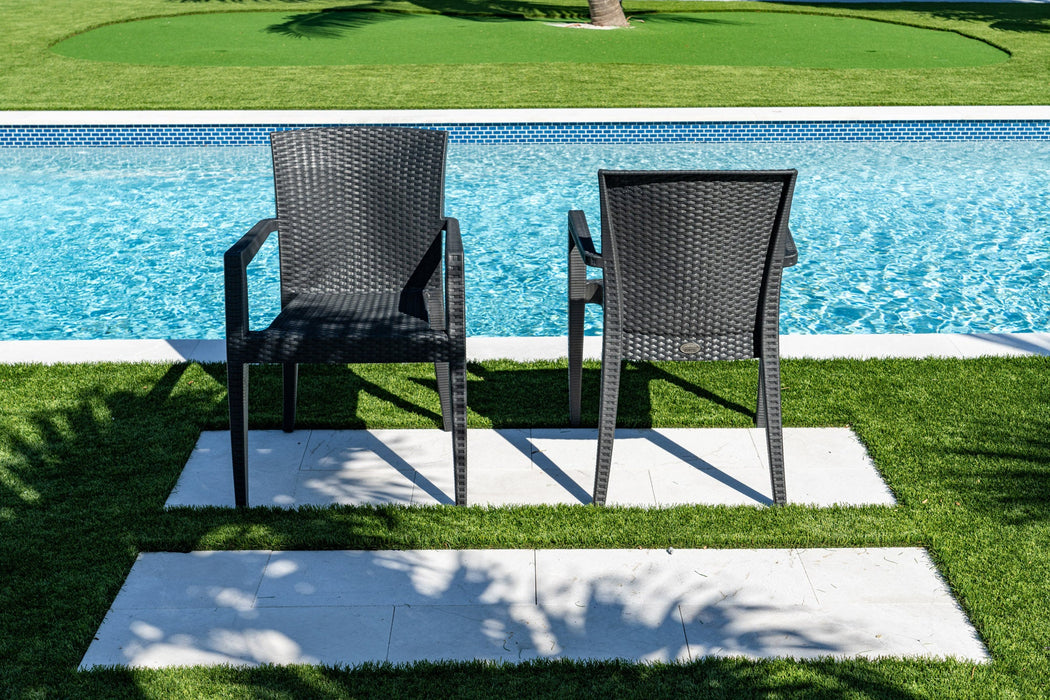 Montana Set of 2 Stackable Armchair-Anthracite