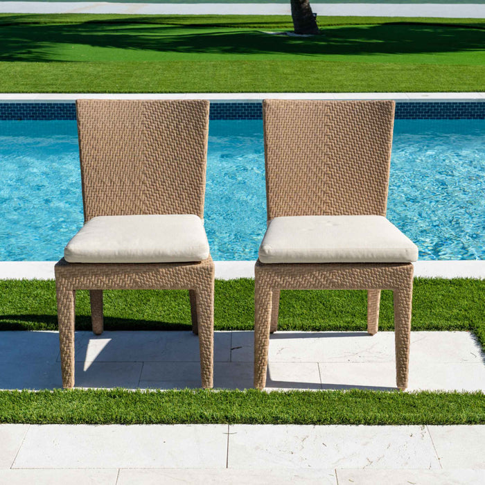 Panama Jack Austin Dining Side Chairs with Cushions (Set of 2)