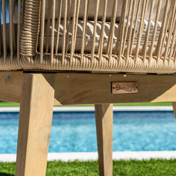 Panama Jack Set of 2 Cabo Dining Armchairs