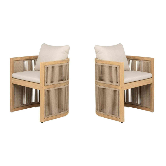 Panama Jack Cabo 5-Piece Barrel Round Dining Set