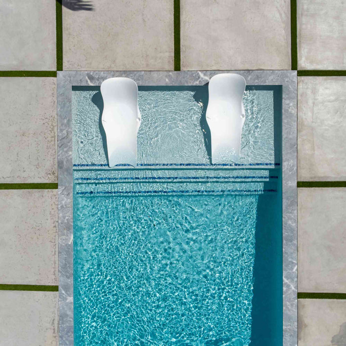 Panama Jack Set of 2 Wave In-Pool Chaise Lounger