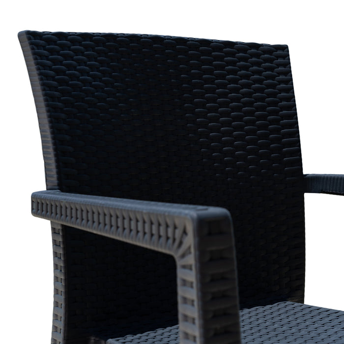 Montana Set of 2 Stackable Armchair-Anthracite