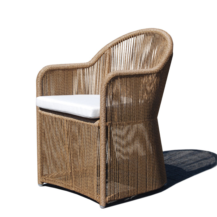 Calixto Dining Armchair with Sunbrella Cushion