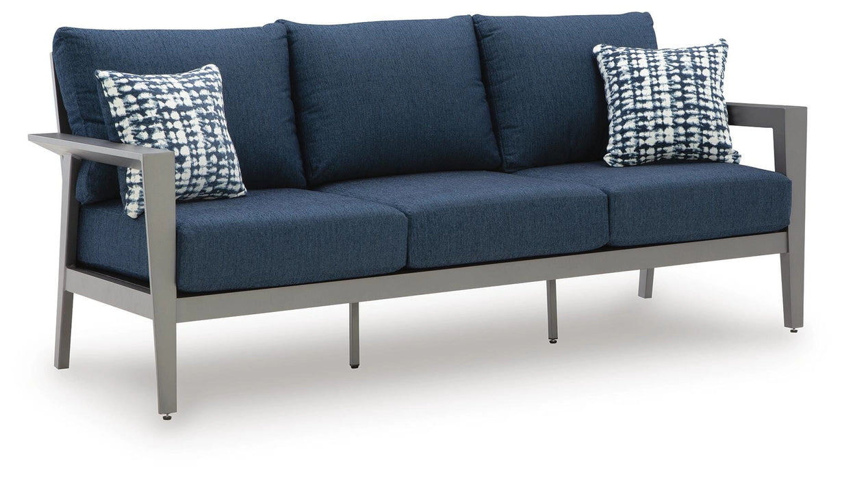 Gali Outdoor Sofa/Chairs/Table Set (Set of 4)