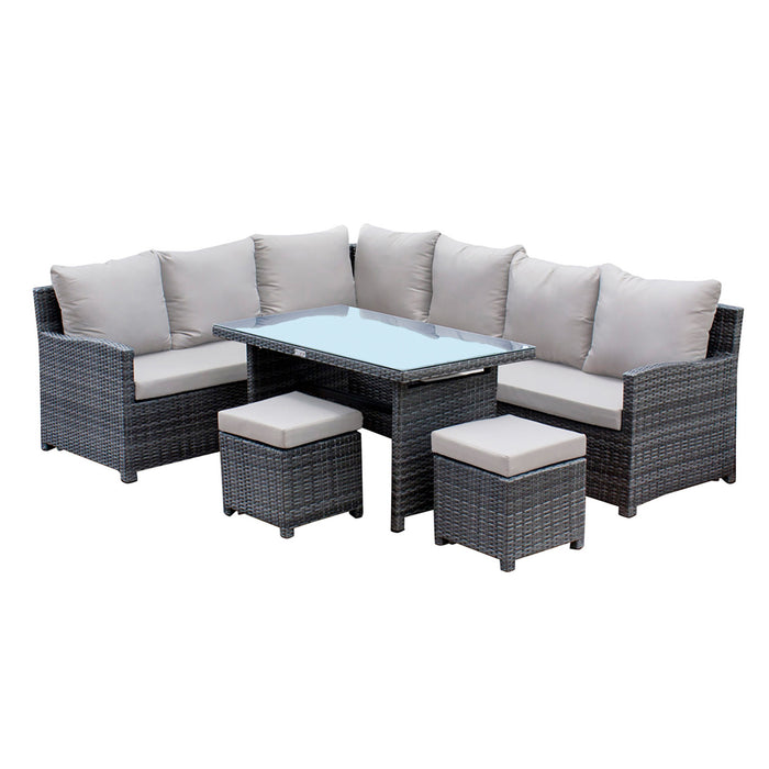 Ultra 5-Piece Sectional Dining Set with Cushions