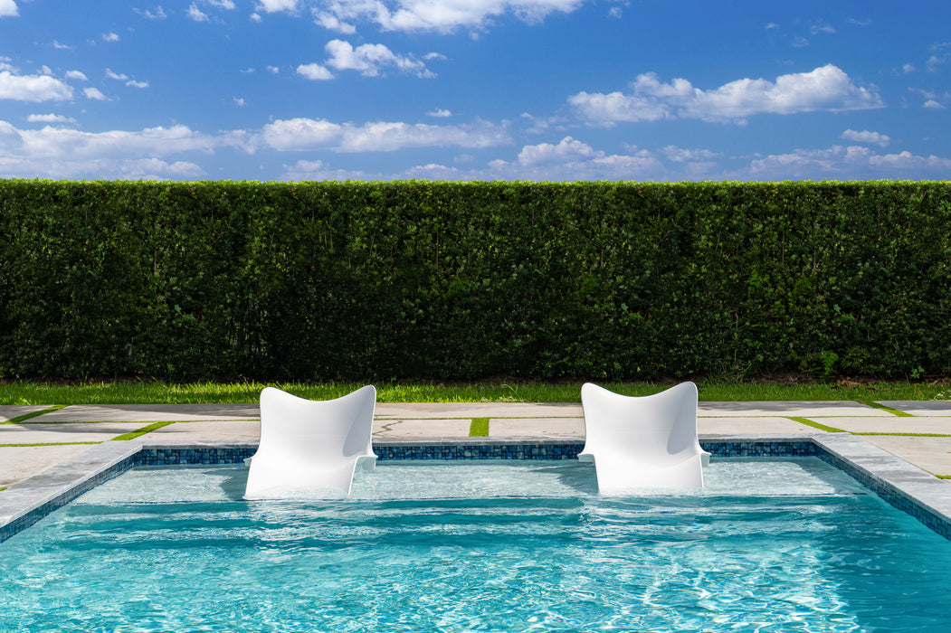 Panama Jack Set of 2 Wave In-Pool Chaise Lounger