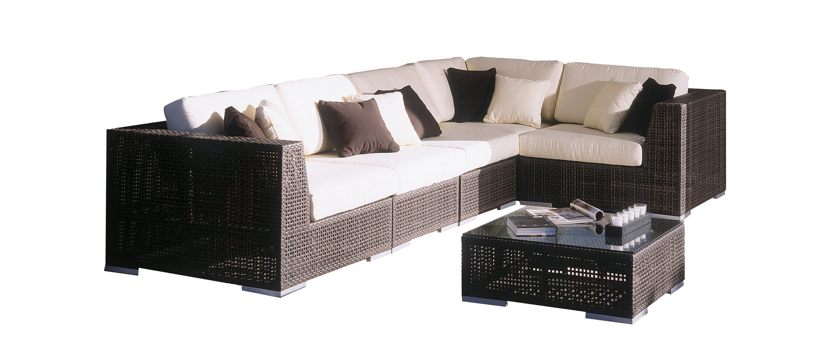 Soho 6 PC Sectional Deep Seating Group