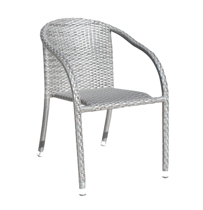 Athens Stackable Woven Armchair with Cushion