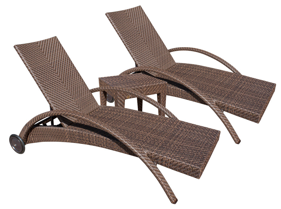 Soho Patio 3 PC Chaise Lounge set