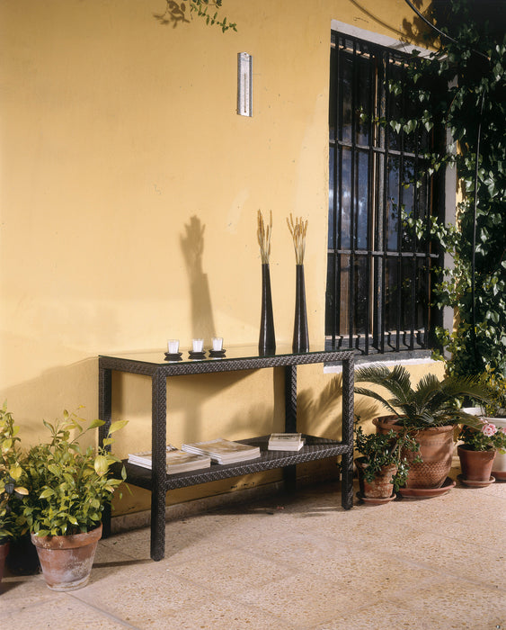 Soho Patio Console with Glass