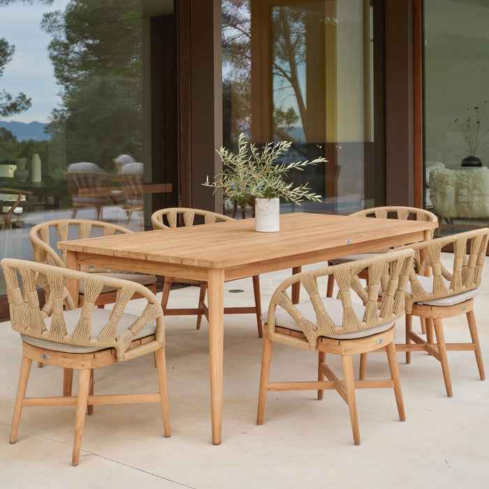 Krabi Rectangular Teak Dining Table