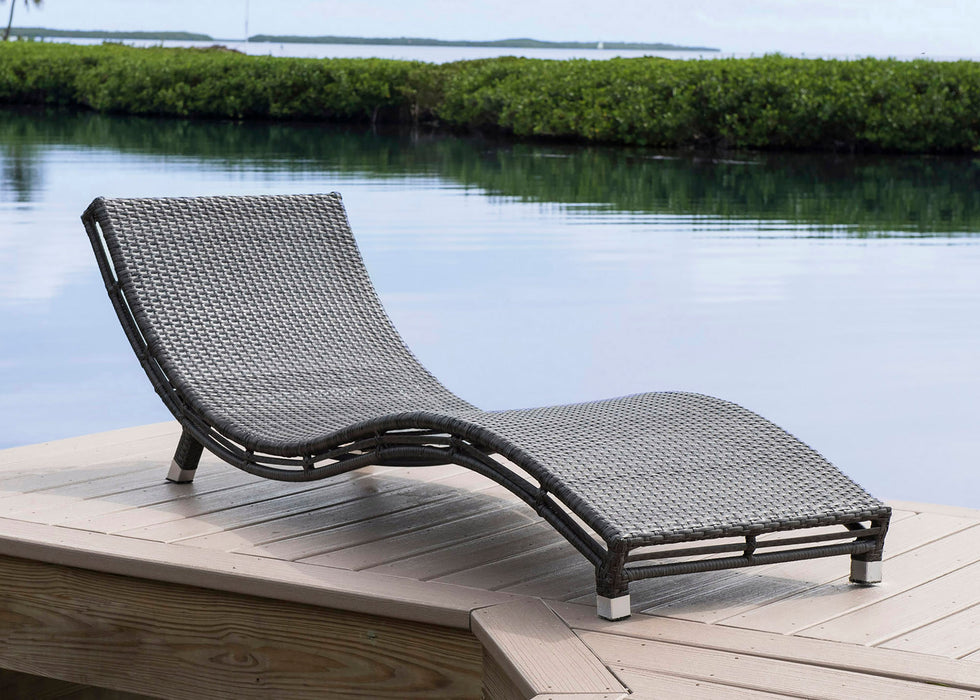 Panama Jack Graphite Curve Chaise Lounge