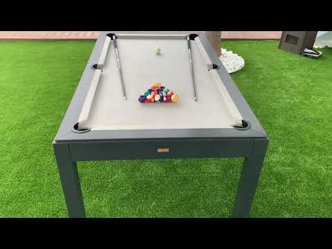 Panama Jack Outdoor Billiards Pool Table with Sunbrella